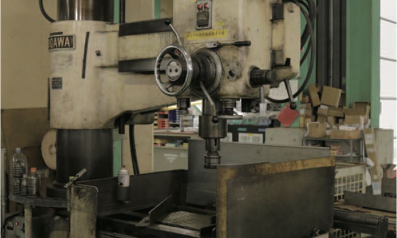 ラジアルボール盤